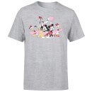 Disney Mickey Mouse Love Friends Men's T-Shirt - Grey