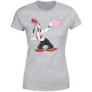 Disney Goofy Love Heart Women's T-Shirt - Grey