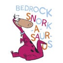 The Flintstones Bedrock Snork-A-Saur-Us Women's T-Shirt - White
