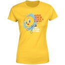 Looney Tunes ACME Lash Curler Women's T-Shirt - Yellow