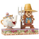 Disney Traditions Workin’ Round the Clock (Mrs. Potts and Cogsworth Figurine) 13.0cm