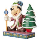 Jolly Ol’ St. Mick, Figurine Mickey Mouse en père Noël (19 cm) – Disney Traditions