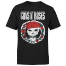 Guns N Roses Circle Skull Men's T-Shirt - Black