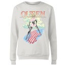 Queen Vintage Tour Women's Sweatshirt - White