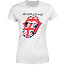 Rolling Stones UK Tongue Women's T-Shirt - White