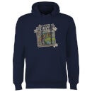 Scooby Doo Mystery Machine Psychedelic Hoodie - Navy