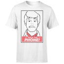 Scooby Doo Hold The Phone Men's T-Shirt - White