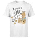 Scooby Doo Powered By Milk And Cookies Men's T-Shirt - White