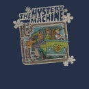 Scooby Doo Mystery Machine Psychedelic Women's T-Shirt - Navy