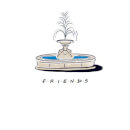 Friends Fountain Sweatshirt - White