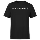 Friends Logo Contrast Men's T-Shirt - Black