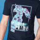 Transformers Optimus Prime Neon T-Shirt - Navy