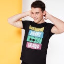 Cartoon Network Spin-Off Johnny Bravo 90's Slices T-Shirt - Black