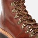 Grenson Women's Nanette Hand Painted Leather Hiking Style Boots - Tan