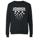 Cartoon Network Logo Fade Women's Sweatshirt - Black