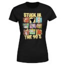 Cartoon Network Stuck In The 90s Women's T-Shirt - Black