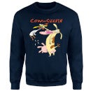 Cow and Chicken Characters Sweatshirt - Navy