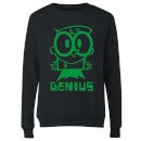 Dexters Lab Green Genius Women's Sweatshirt - Black