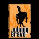 Johnny Bravo Fire Women's T-Shirt - Black