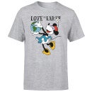 Disney Minnie Mouse Love The Earth Men's T-Shirt - Grey
