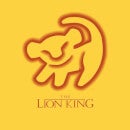 Disney Lion King Cave Drawing Men's T-Shirt - Yellow