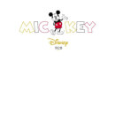 Disney Mickey Mouse Disney Wording Women's Sweatshirt - White