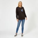 Disney Stitch Backside Women's Sweatshirt - Black
