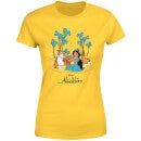 Disney Aladdin Prinses Jasmine dames t-shirt - Geel