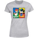 Disney Mickey And Donald Clothes Swap Women's T-Shirt - Grey