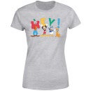 Disney Mickey Mouse Hey! Women's T-Shirt - Grey