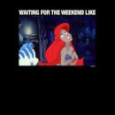Camiseta para mujer Little Mermaid Weekend Wait de Disney - Negro
