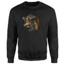 Harry Potter Hufflepuff Geometric Sweatshirt - Black