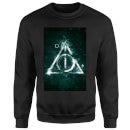 Harry Potter Hallows Painted Sweatshirt - Black