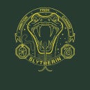 Harry Potter Slytherin Snake Badge Men's T-Shirt - Forest Green