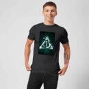 Harry Potter Hallows Painted Men's T-Shirt - Black