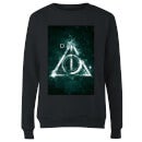 Harry Potter Hallows Painted Women's Sweatshirt - Black