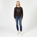 Harry Potter Hufflepuff Geometric Women's Sweatshirt - Black