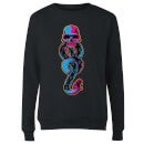 Harry Potter Dark Mark Neon Women's Sweatshirt - Black