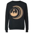 Harry Potter Globe Moon Women's Sweatshirt - Black