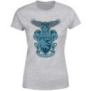 Harry Potter Ravenclaw Drawn Crest Women's T-Shirt - Grey