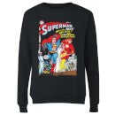 Justice League Who Is The Fastest Man Alive Cover Women's Sweatshirt - Black