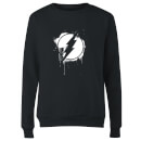 Justice League Graffiti The Flash Women's Sweatshirt - Black