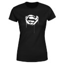 Justice League Graffiti Superman Women's T-Shirt - Black