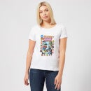 Justice League Crisis On Earth-Prime Cover Women's T-Shirt - White