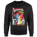 Justice League Who Is The Fastest Man Alive Cover Sweatshirt - Black