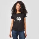 Justice League Graffiti Aquaman Women's T-Shirt - Black