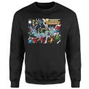 Justice League Crisis On Infinite Earths Cover Sweatshirt - Black