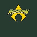 Justice League Aquaman Logo Men's T-Shirt - Forest Green