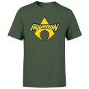 Camiseta Aquaman Logo para hombre de Justice League - Verde bosque