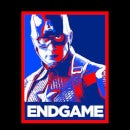Avengers Endgame Captain America Poster Men's T-Shirt - Black